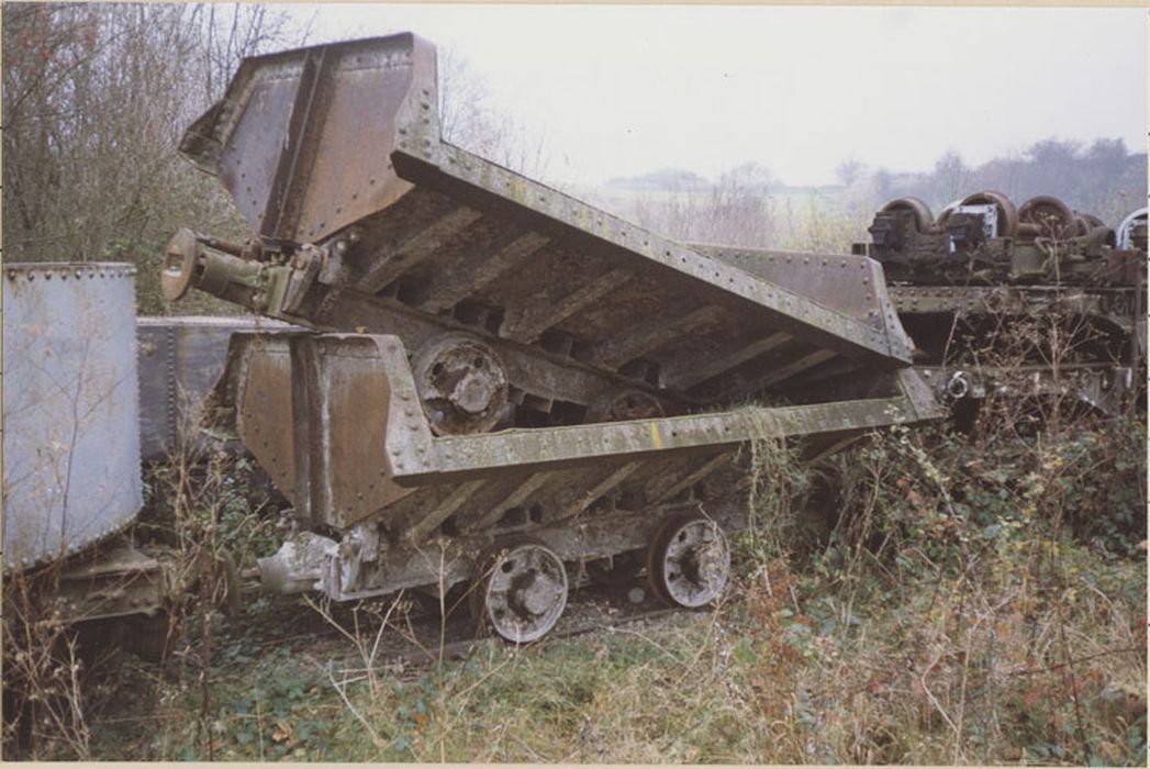 wagonnet basculant Decauville, à voie inférieure à 1 mètre - © Ministère de la Culture (France), Médiathèque du patrimoine et de la photographie, diffusion RMN-GP
