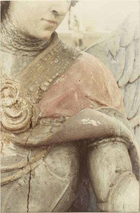 statue : Saint Michel, détail