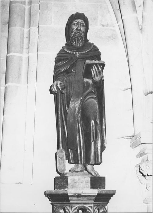 statue : Saint Fiacre - © Ministère de la Culture (France), Médiathèque du patrimoine et de la photographie, diffusion RMN-GP