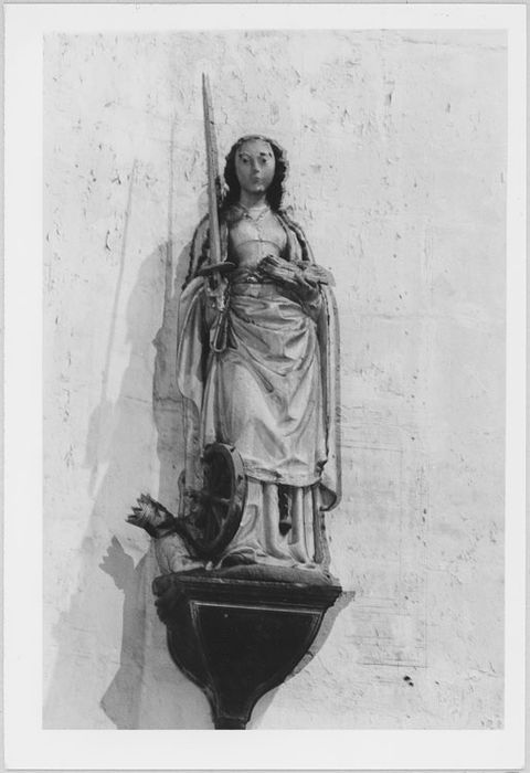 statue : Sainte Catherine - © Ministère de la Culture (France), Médiathèque du patrimoine et de la photographie, diffusion RMN-GP