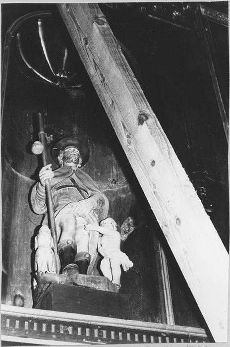 groupe sculpté : Saint Roch soigné par un ange - © Ministère de la Culture (France), Médiathèque du patrimoine et de la photographie, diffusion RMN-GP