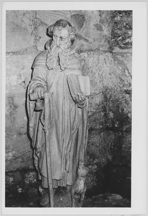 statue : Saint Antoine - © Ministère de la Culture (France), Médiathèque du patrimoine et de la photographie, diffusion RMN-GP