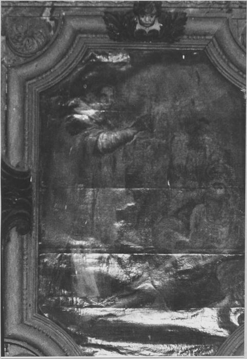 tableau : Moine donnat l’hostie à un noble