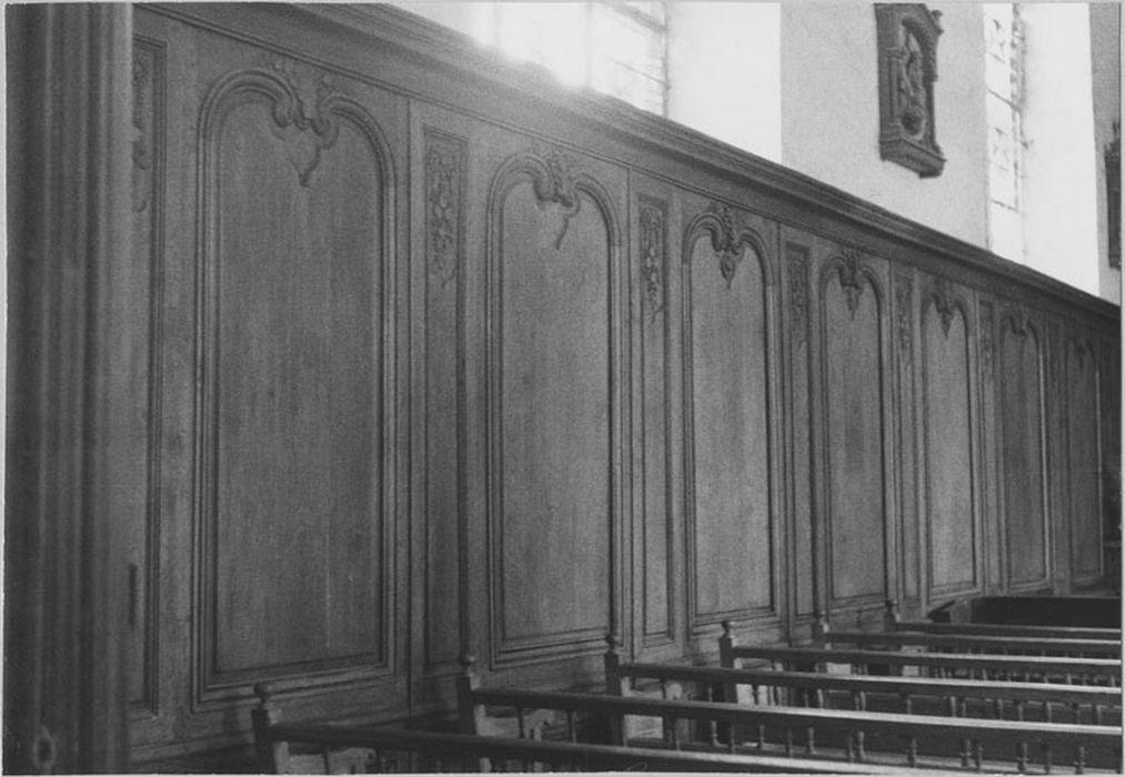 lambris de revêtement, vue partielle