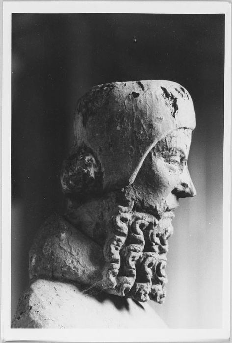 statue : Saint Antoine, détail