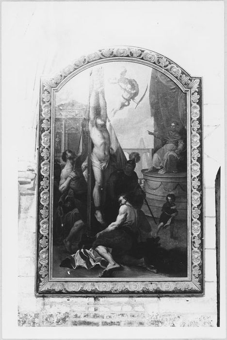 tableau : Le Martyre de saint Sébastien, cadre - © Ministère de la Culture (France), Médiathèque du patrimoine et de la photographie, diffusion RMN-GP