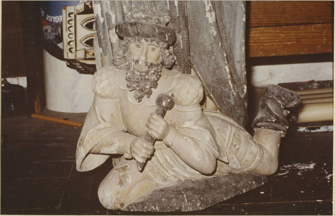 statue : Sainte Catherine, détail - © Ministère de la Culture (France), Médiathèque du patrimoine et de la photographie, diffusion RMN-GP