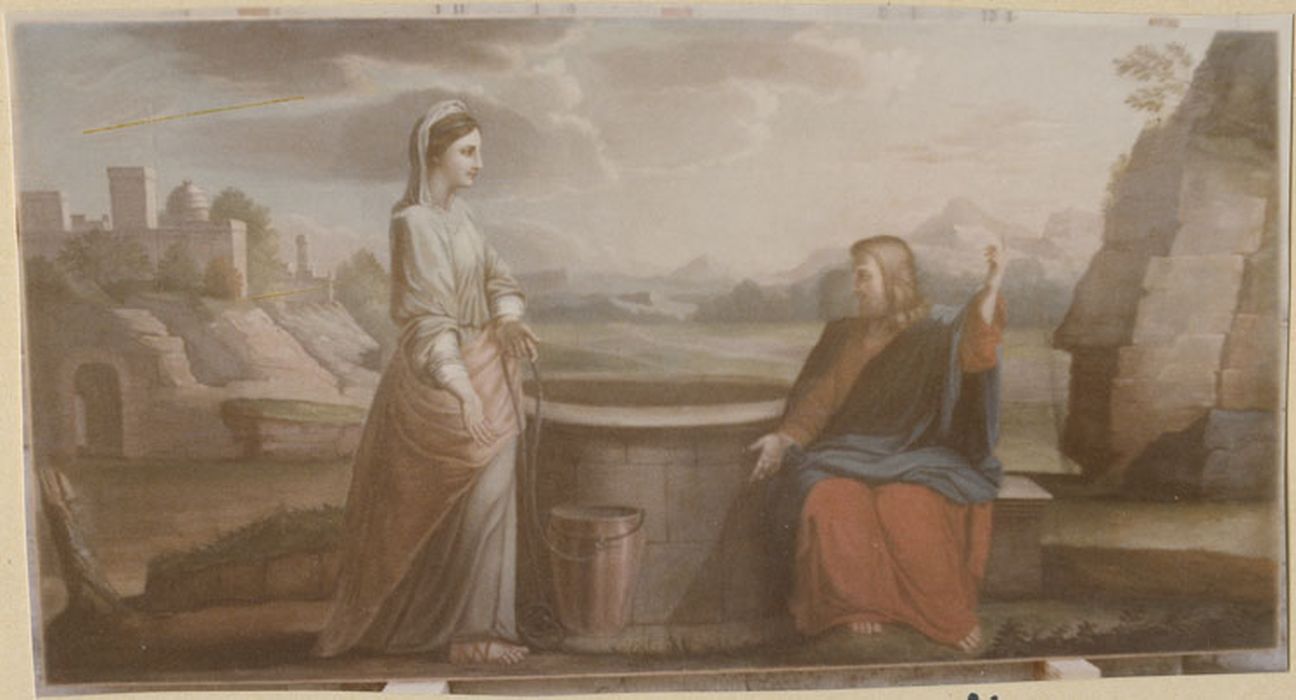 tableau : Le Christ et la Samaritaine