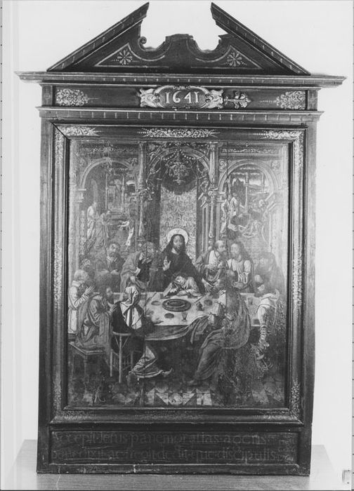 tableau (panneau peint) : La Cène - © Ministère de la Culture (France), Médiathèque du patrimoine et de la photographie, diffusion RMN-GP
