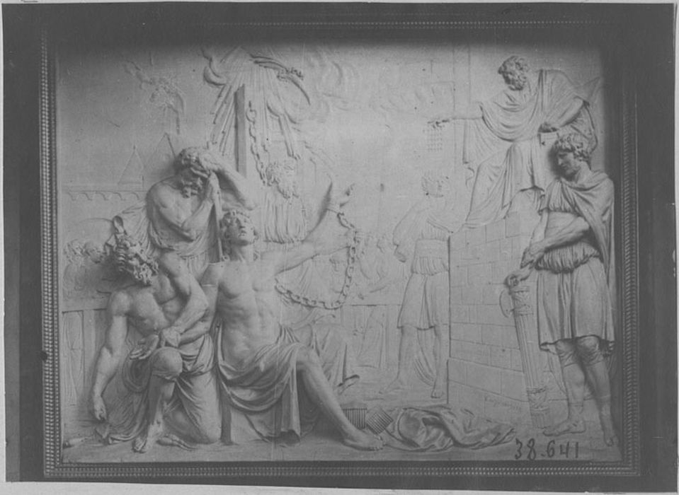 bas-relief : Le Martyre de saint Quentin