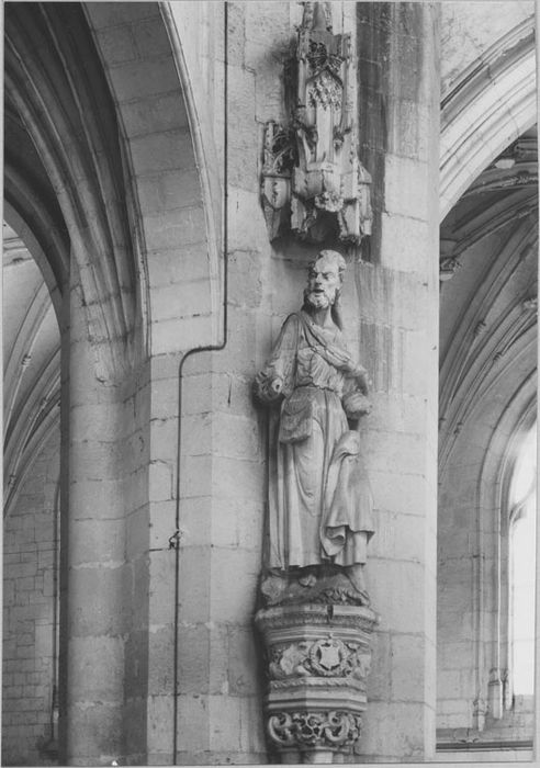 statue : Saint Jacques le Majeur - © Ministère de la Culture (France), Médiathèque du patrimoine et de la photographie, diffusion RMN-GP