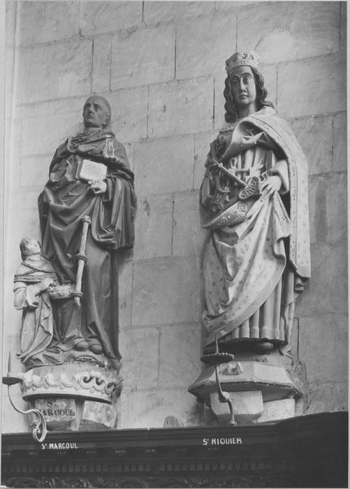 statues : Saint Riquier, Saint Marcoul - © Ministère de la Culture (France), Médiathèque du patrimoine et de la photographie, diffusion RMN-GP