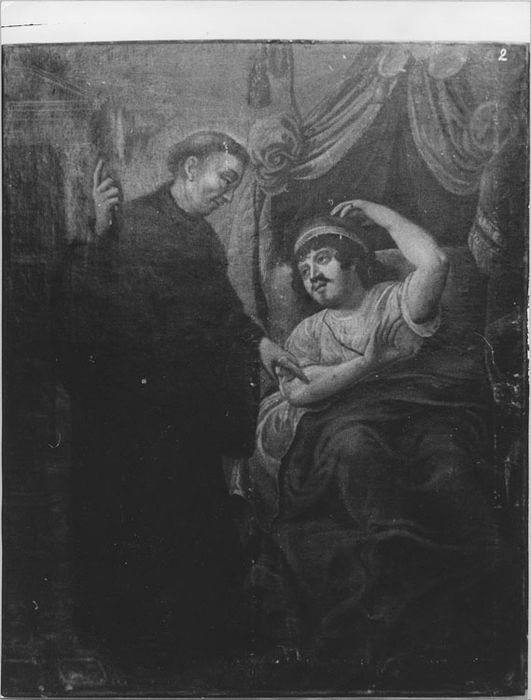 tableau : Saint Valéry apparaissant à Hugues Capet - © Ministère de la Culture (France), Médiathèque du patrimoine et de la photographie, diffusion RMN-GP