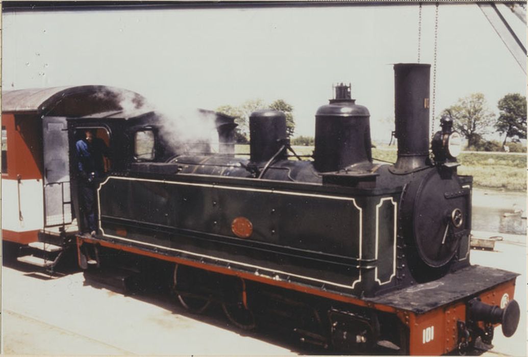 locomotive à vapeur : locomotive-tender Pinguely, à voie métrique, 30 T 101 - © Ministère de la Culture (France), Médiathèque du patrimoine et de la photographie, diffusion RMN-GP