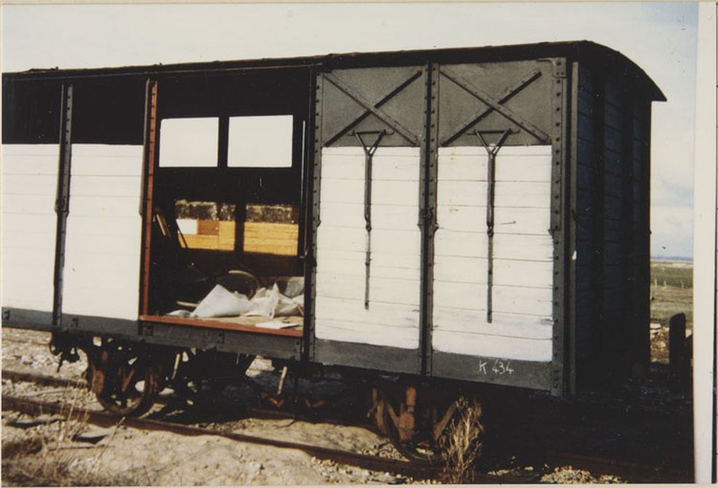 wagon couvert à voie métrique, K 434 - © Ministère de la Culture (France), Médiathèque du patrimoine et de la photographie, diffusion RMN-GP