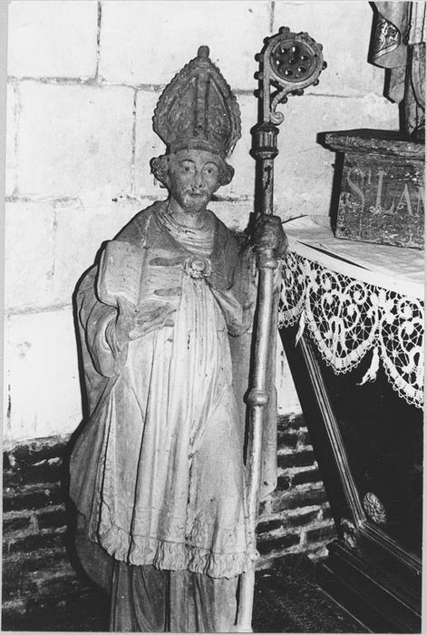 statue : Saint Lambert en évêque - © Ministère de la Culture (France), Médiathèque du patrimoine et de la photographie, diffusion RMN-GP