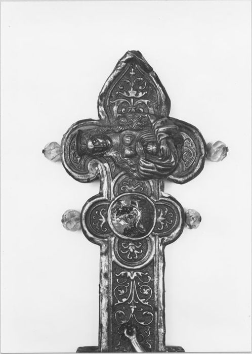 croix de procession, détail