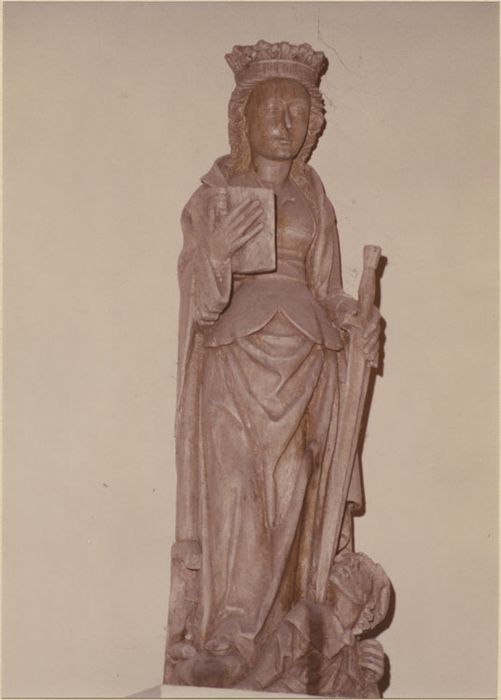 statuette : Sainte Barbe - © Ministère de la Culture (France), Médiathèque du patrimoine et de la photographie, diffusion RMN-GP