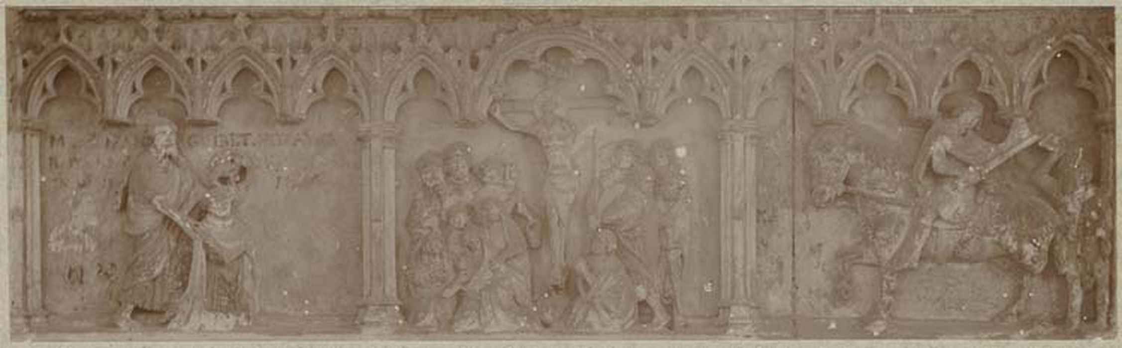 retable : La Crucifixion entre saint Martin et un donateur - © Ministère de la Culture (France), Médiathèque du patrimoine et de la photographie, diffusion GrandPalaisRmn Photo