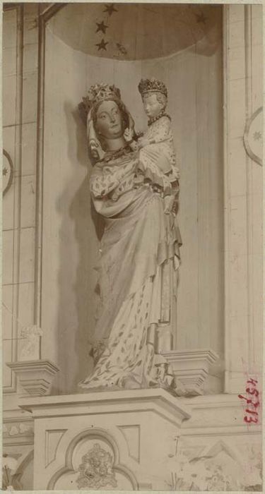 statue : Vierge à l'Enfant, dite du Paraclet