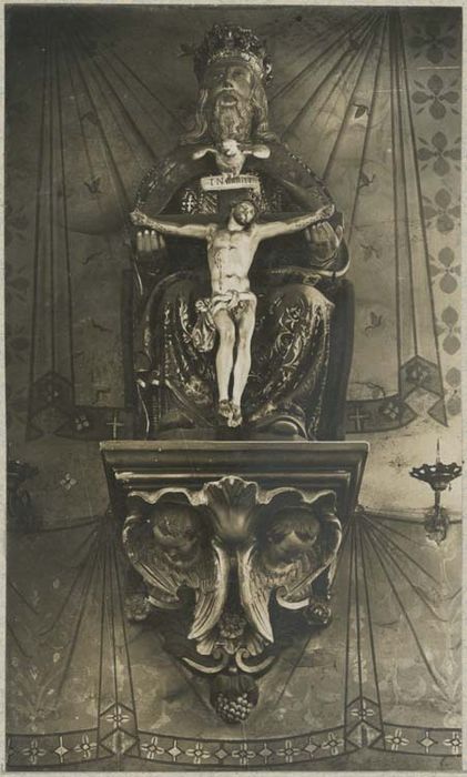 groupe sculpté : La Trinité