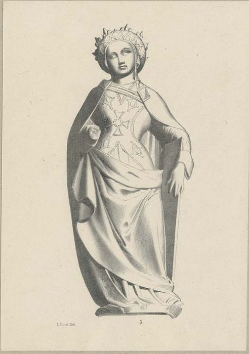 statue : Sainte Hélène - © Ministère de la Culture (France), Médiathèque du patrimoine et de la photographie, Tous droits réservés 