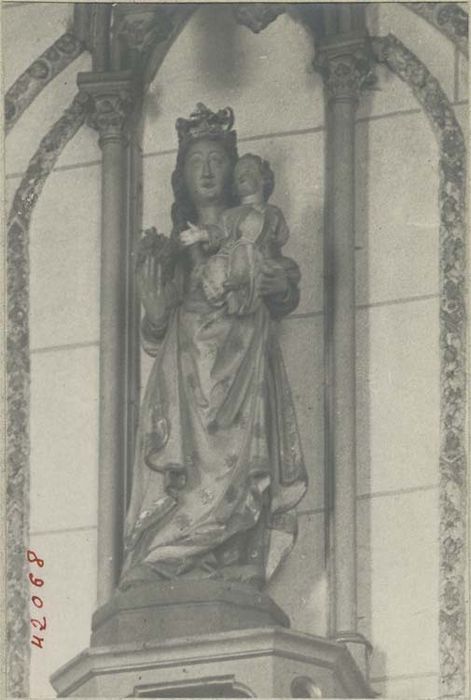 statue : Vierge à l'Enfant dite Notre-Dame du Hêtre