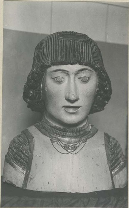 buste-reliquaire (saint Antoine ermite, saint Maurice, sainte Ursule, saint Exupère, et de deux autres saints) - © Ministère de la Culture (France), Médiathèque du patrimoine et de la photographie, diffusion GrandPalaisRmn Photo