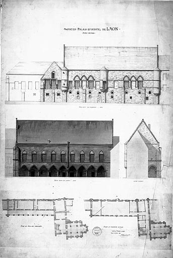 Elévations des façades et plans (état actuel)