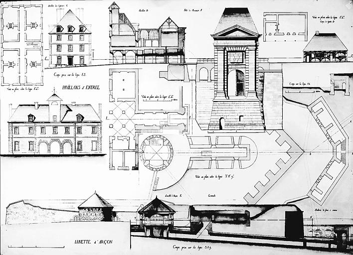 Plans, coupes et élévations