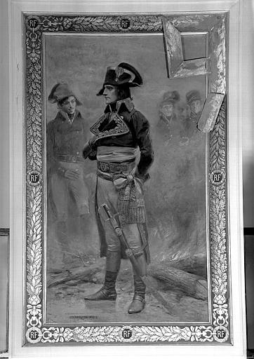 Peinture sur toile marouflée du parloir : Napoléon Bonaparte