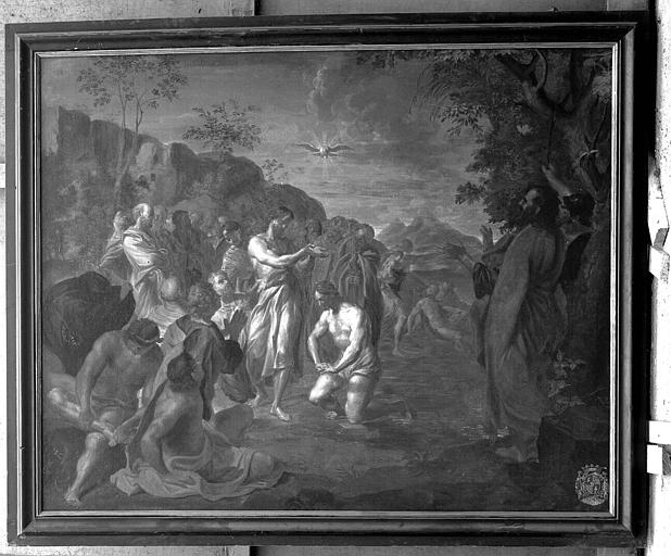 Peinture sur toile : Le Baptême ou le Baptême du Christ