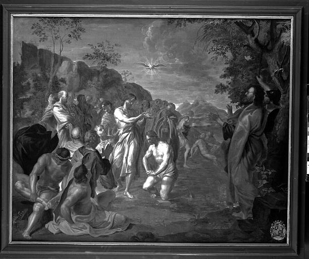 Peinture sur toile : Le Baptême ou le Baptême du Christ