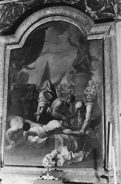 tableau (tableau d'autel) : martyre de saint Barthélémy