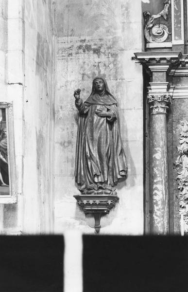 statue : sainte Thérèse d'Avila ou sainte Catherine de Sienne - © Ministère de la Culture (France), Médiathèque du patrimoine et de la photographie, diffusion RMN-GP