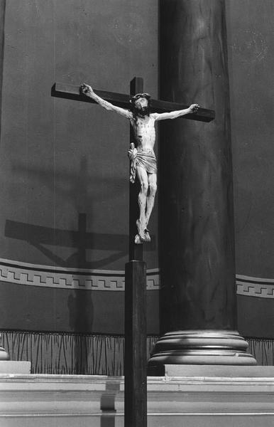 croix, statue : Christ en croix - © Ministère de la Culture (France), Médiathèque du patrimoine et de la photographie, diffusion RMN-GP