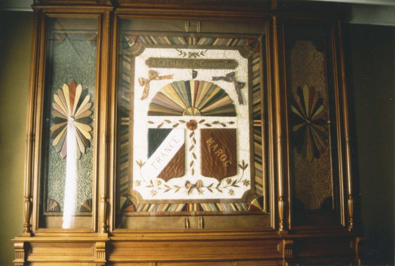 panneau de fabrique : panneau d'exposition de la ville de Graulhet