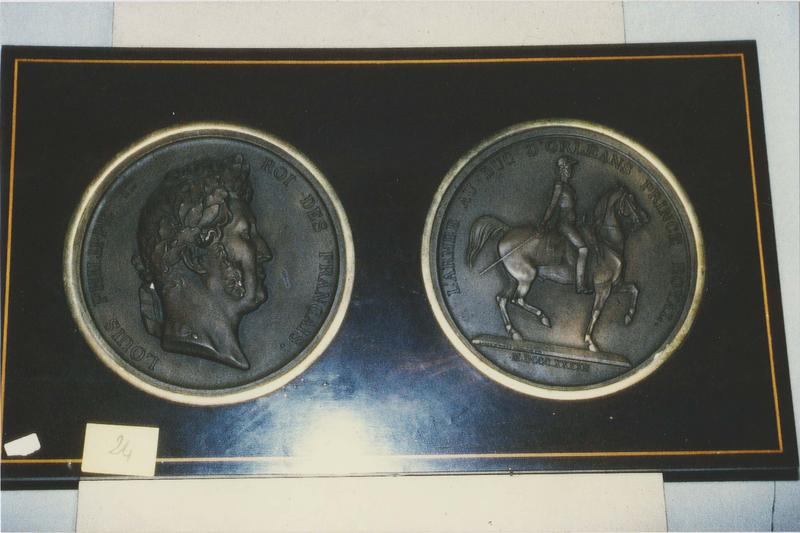médailles(2) : Louis Philippe et le Duc d'Orléans - © Ministère de la Culture (France), Médiathèque du patrimoine et de la photographie (objets mobiliers), tous droits réservés