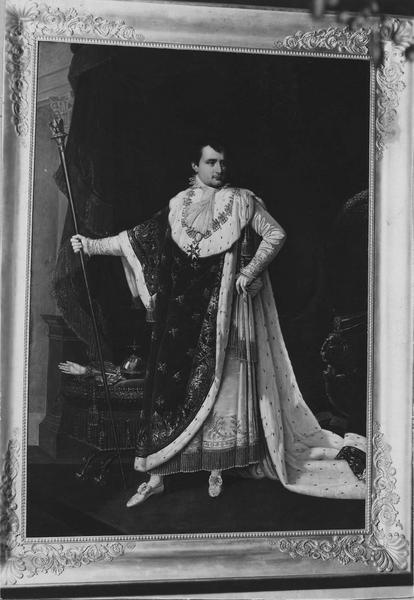 tableau : portrait de Napoléon en costume de sacre - © Ministère de la Culture (France), Médiathèque du patrimoine et de la photographie (objets mobiliers), tous droits réservés