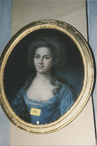 tableau et son cadre : Madame d'Hozier, pastel - © Ministère de la Culture (France), Médiathèque du patrimoine et de la photographie (objets mobiliers), tous droits réservés