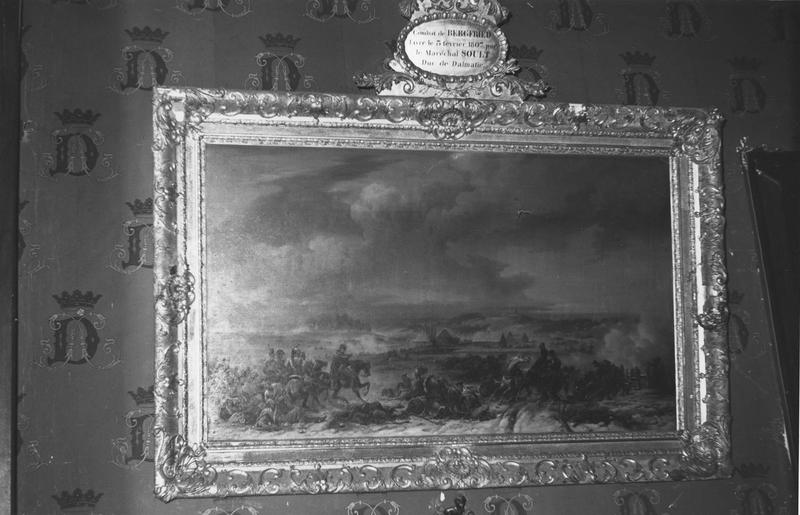 tableau : Combat de Bergfield, livré le 3 février 1807 par le Maréchal Soult - © Ministère de la Culture (France), Médiathèque du patrimoine et de la photographie (objets mobiliers), tous droits réservés