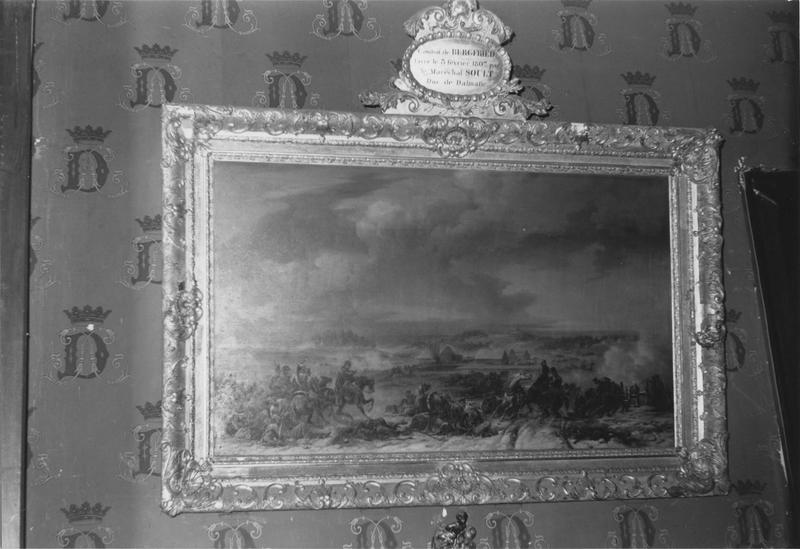 tableau : Combat de Bergfield, livré le 3 février 1807 par le Maréchal Soult - © Ministère de la Culture (France), Médiathèque du patrimoine et de la photographie (objets mobiliers), tous droits réservés
