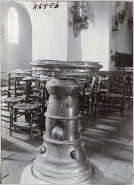 bénitier, vue générale