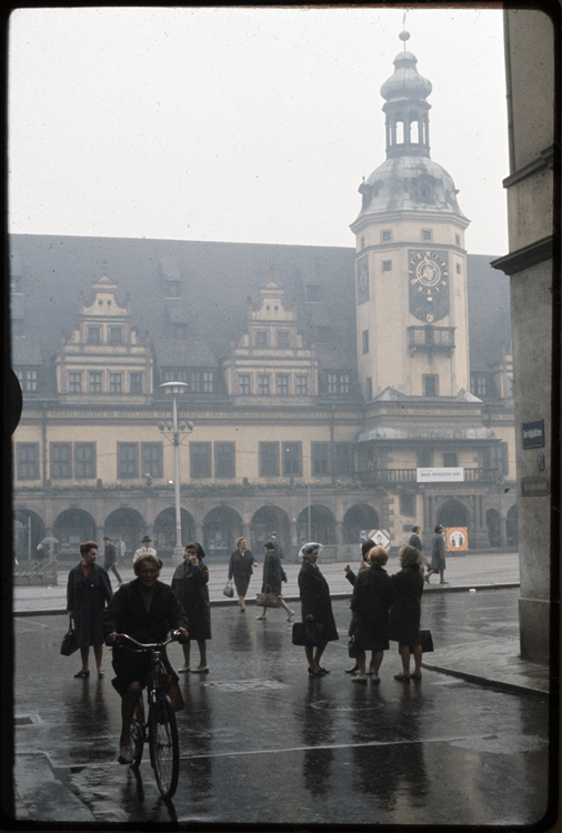 L'hôtel de ville, Leipzig (RDA), 1967