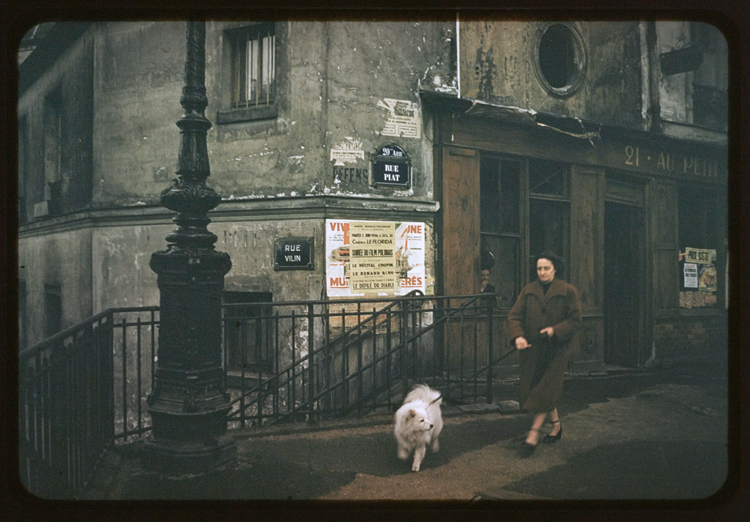 Coin des rues Piat et Vilin, Paris, 1955