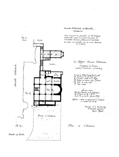 Installation des services paroissial et capitulaire : Plan