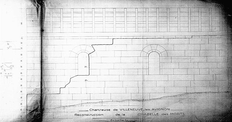 Reconstruction de la chapelle des Morts : Elévation