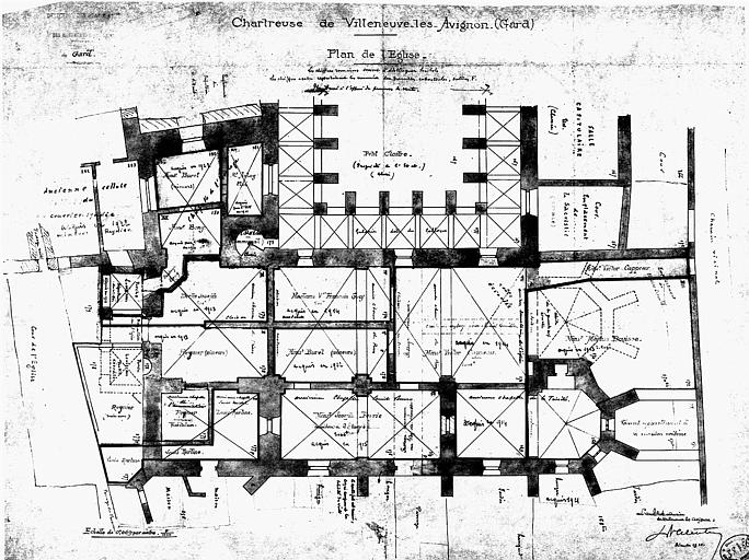 Plan de l'église