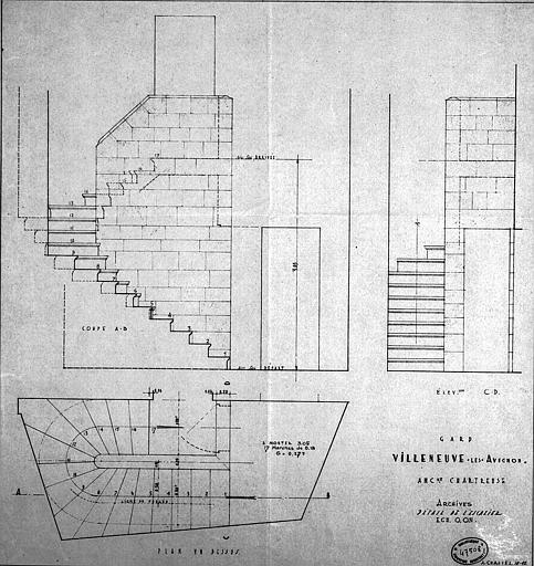 Archives : Détails de l'escalier