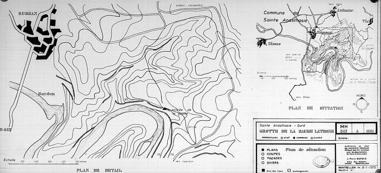 Plan de situation et de détail